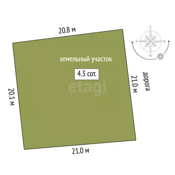 Дом в Тюмень, СНТ Плодовое, Земляничная улица (10 м)