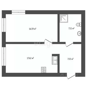 1-к кв. Ямало-Ненецкий АО, Новый Уренгой Славянский мкр, 2/1 (48.9 м)