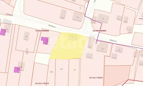 Участок в село Усады, Зелёная улица (16.55 м)