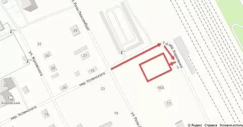 Участок в Волгоградская область, Волгоград ул. Розы Люксембург, 20 ...