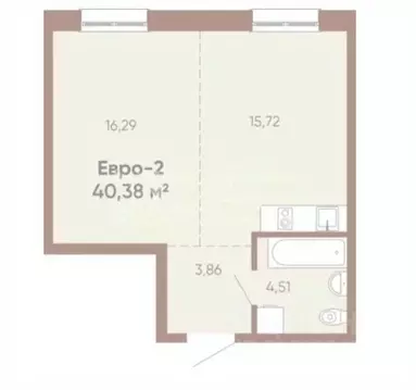 2-к кв. Иркутская область, Иркутск Советская ул., 109/3 (40.0 м)