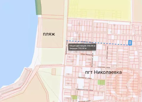 Участок в Крым, Симферопольский район, Николаевка пгт ул. Полевая, 37 ...