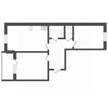 1-к кв. Тюменская область, Тюмень Метелева мкр, ул. Метелевская, 2 ...