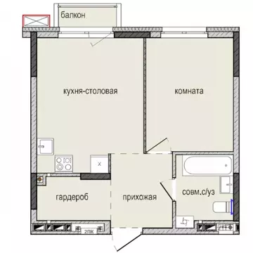1-к кв. Удмуртия, Ижевск Культбаза жилрайон, 8-й мкр, Ежевика жилой ...