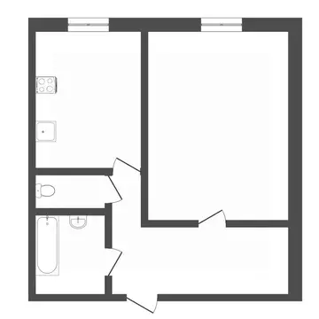 1-к кв. Тюменская область, Тюмень Северная ул., 3к2 (34.9 м)