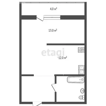 Квартира-студия: Анапа, Рождественская улица, 55к2 (35 м)