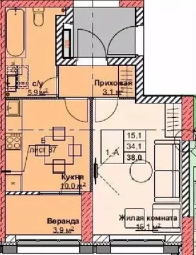 1-к кв. Приморский край, Владивосток Каштановый двор жилой комплекс, ...
