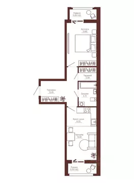 2-к кв. Пермский край, Пермь Данилиха мкр, Три Девятых жилой комплекс ...