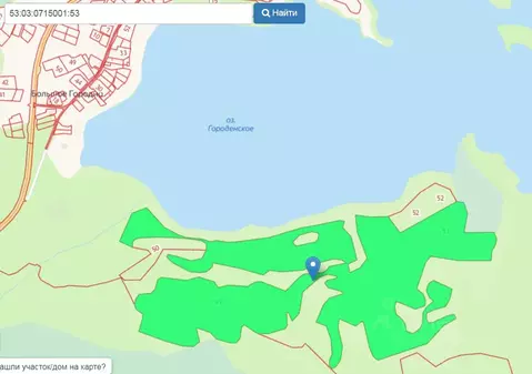 Участок в Новгородская область, Валдайский район, Ивантеевское с/пос, ...