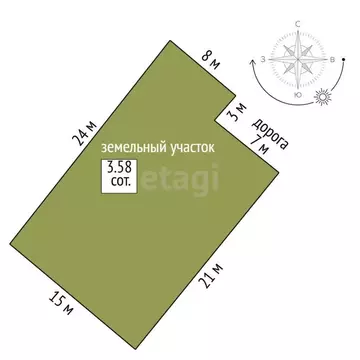 Участок в Ростовская область, Мясниковский район, Краснокрымское ...