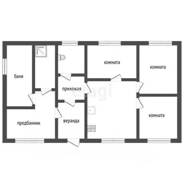 Дом в Омская область, Омск Дары Сибири СНТ, аллея 1-я (77 м)