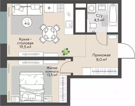 1-к кв. Свердловская область, Екатеринбург Эльмаш жилрайон, Изумрудный ...