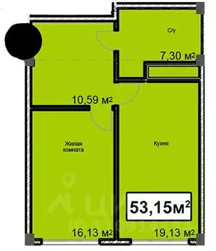 1-к кв. Ставропольский край, Ессентуки ул. Благодатная, 24 (53.15 м)