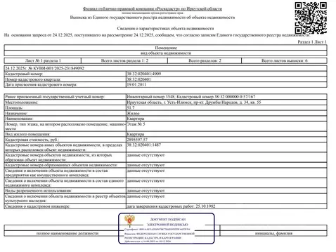 Свободной планировки кв. Иркутская область, Усть-Илимск просп. Дружбы ...