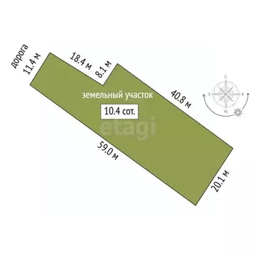 Участок в Башкортостан, Бирск городское поселение, с. Пономаревка ул. ...