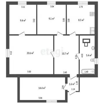 Дом в Воронежская область, Борисоглебский городской округ, с. Махровка ...