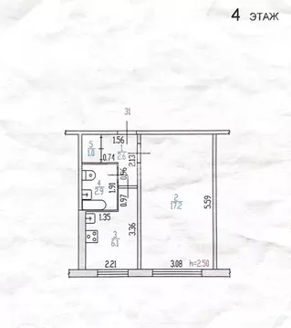 1-к кв. Алтайский край, Барнаул ул. Кулагина, 17 (29.0 м)