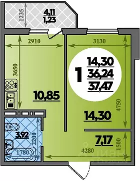 1-к кв. Краснодарский край, Краснодар пос. Березовый, Молодежный-2 ...