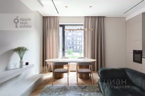 3-к кв. Москва ул. Усачева, 15А (95.0 м)