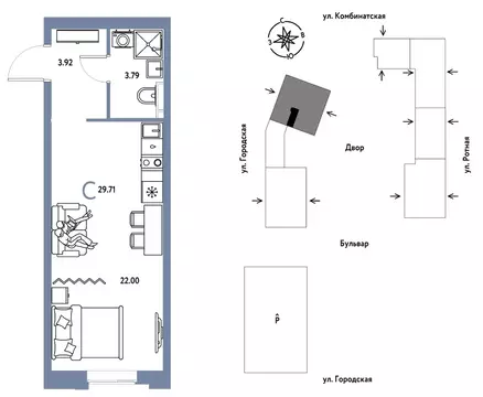 Студия Свердловская область, Екатеринбург муниципальное образование, ...