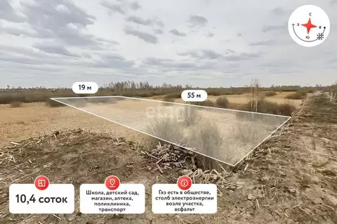 Участок в Тюменская область, Тюмень Поле Чудес садовое товарищество, ...