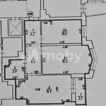 2-к кв. Калининградская область, Калининград Батальная ул., 104 (58.7 ...