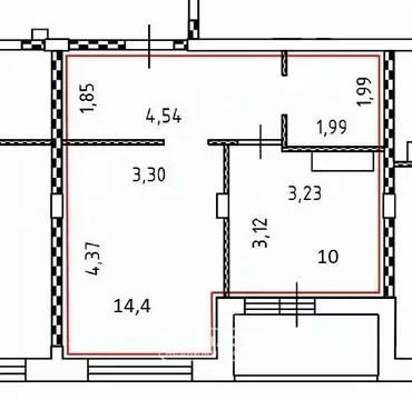 1-к кв. Курская область, Курск Северный жилрайон, ул. Генерала ...