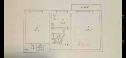 2-к кв. Севастополь просп. Генерала Острякова, 97 (46.0 м)