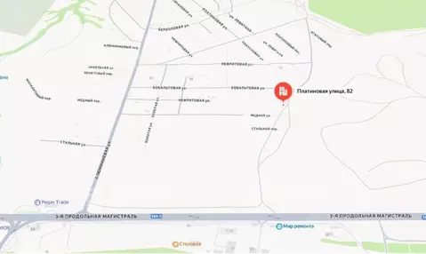 Участок в Волгоградская область, Волгоград ул. Платиновая (8.76 сот.)