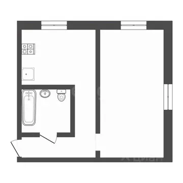 1-к кв. Тульская область, Алексин Южная ул., 4А (31.0 м)