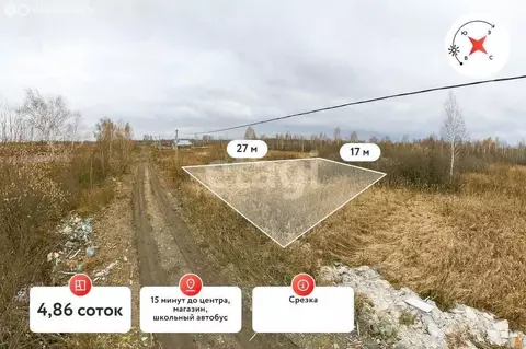 Участок в Тюмень, садовое товарищество Поле Чудес, Чудесная улица ...