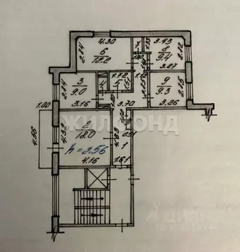 4-к кв. Хакасия, Абакан ул. Кирова, 103 (77.0 м)