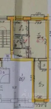 2-к кв. Челябинская область, Челябинск ул. Воровского, 21а (43.0 м)