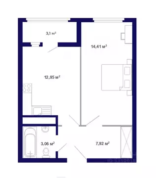 1-к кв. Иркутская область, Иркутский муниципальный округ, Маркова рп, ...