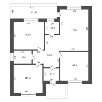 Дом в Тюменская область, Тюмень Нефтяник СНТ, ул. Вишневая (95 м)