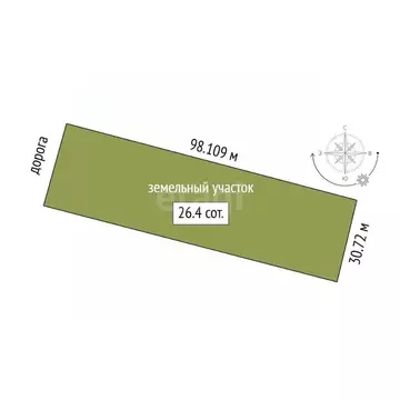 Участок в Башкортостан, Ишимбайский район, с. Макарово Лесная ул. ...