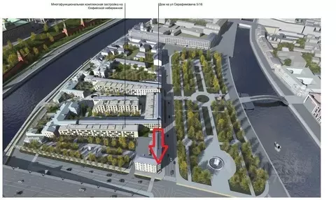 Помещение свободного назначения в Москва ул. Серафимовича, 5/16 (518 ...