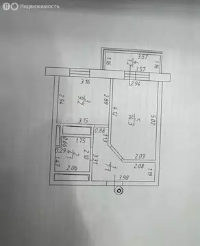 1-комнатная квартира: Казань, проезд Яраткан, 4В (34.7 м)