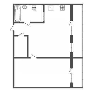 2-к кв. Тульская область, Тула ул. Пузакова, 19 (52.7 м)