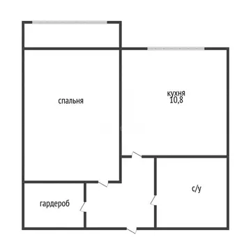 1-комнатная квартира: Краснодар, улица имени Героя Георгия ...