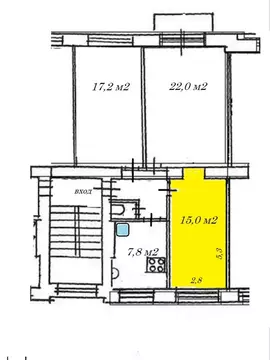 Комната Санкт-Петербург Лесной просп., 37к4 (15.0 м)