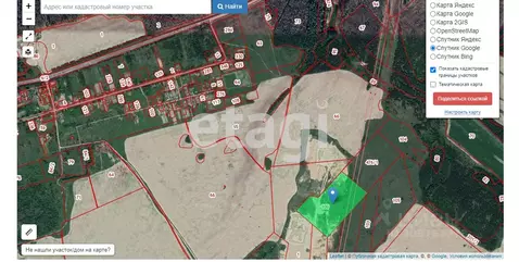 Участок в Брянская область, Выгоничский район, Хмелевское с/пос, пос. ...