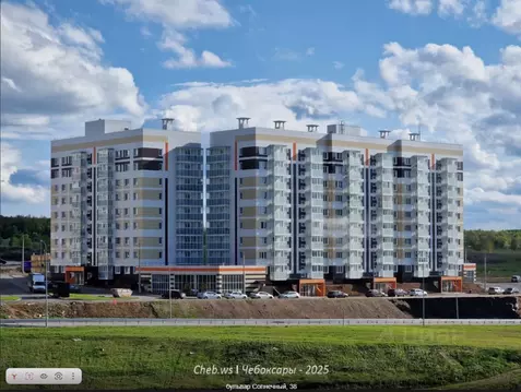 Свободной планировки кв. Чувашия, Чебоксары бул. Солнечный, 38 (36.9 ...