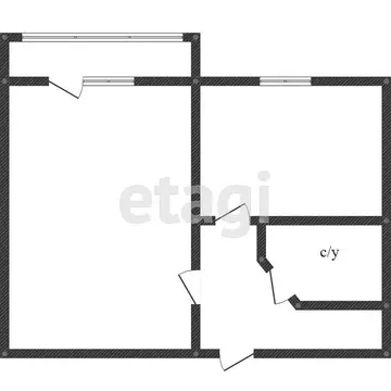 1-комнатная квартира: Воронеж, улица Остужева, 24 (29.1 м)