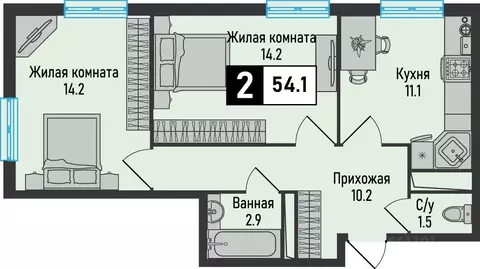 2-к кв. Ставропольский край, Железноводск городской округ, пос. ...