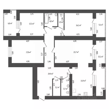 4-к кв. Башкортостан, Уфа Новомостовая ул., 8 (127.0 м)