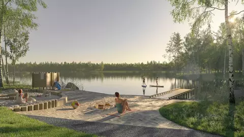 Участок в Ленинградская область, Приозерский район, Ромашкинское ...