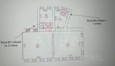 Помещение свободного назначения в Москва Бауманская ул., 50/12С1 (152 ...