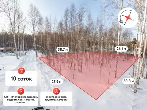 Участок в Тюменская область, Нижнетавдинский муниципальный округ, ...