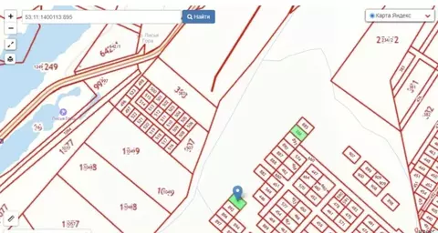 Участок в Новгородская область, Новгородский район, Ракомское с/пос, ...